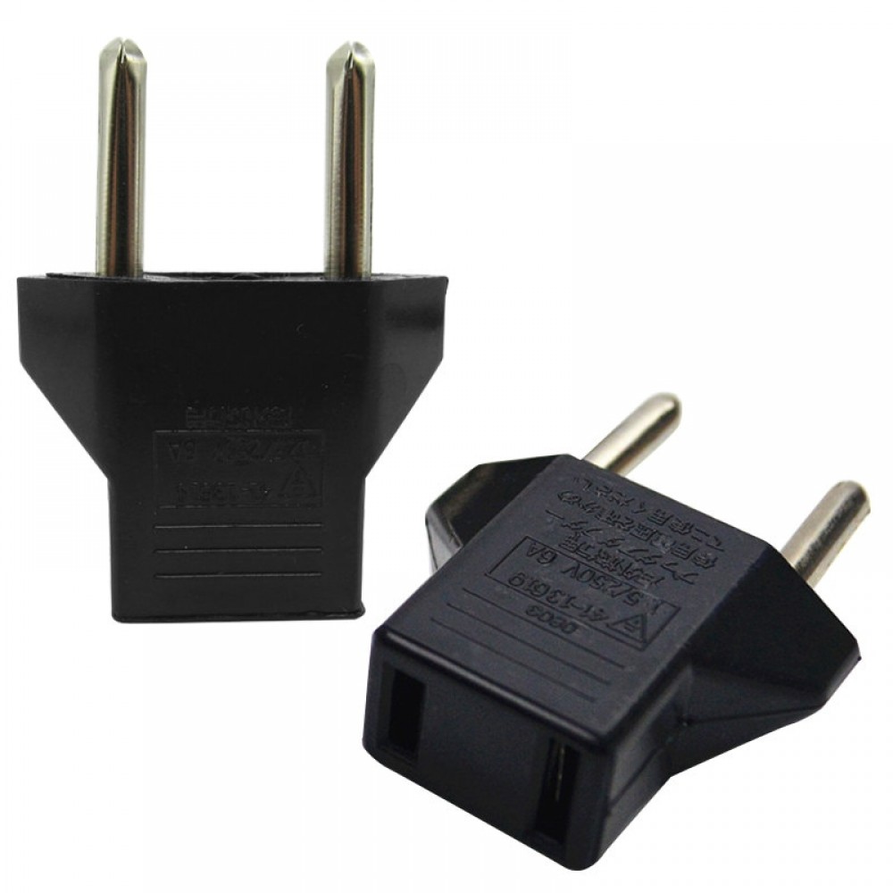 5Pcs US USA to EU European Euro Travel Charger Adapter Plug Outlet Converter Z09 Drop ship