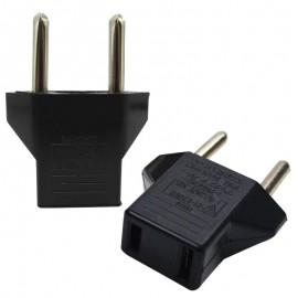 5Pcs US USA to EU European Euro Travel Charger Adapter Plug Outlet Converter Z09 Drop ship