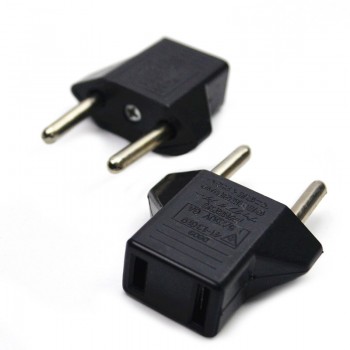 5Pcs US USA to EU European Euro Travel Charger Adapter Plug Outlet Converter Z09 Drop ship