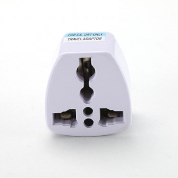 Malloom 2017 Universal Standard UK US AU to EU AC Power Socket Plug Travel Charger Adapter Converter Connector Wholesale White