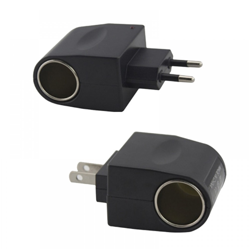EU Plug 220V AC Power to 12V DC Car Cigarette Lighter Converter Adapter US Plug 110V UM