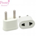 1PC 4.8mm US To EU Plug USA To Europe Travel Wall AC Power Plug Charger Outlet Adapter Converter 2 Round Pin Electrical Socket