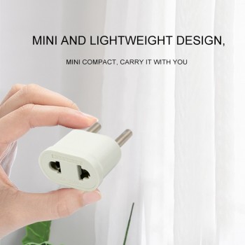 1PC 4.8mm US To EU Plug USA To Europe Travel Wall AC Power Plug Charger Outlet Adapter Converter 2 Round Pin Electrical Socket