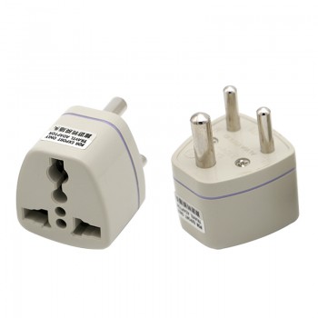 Universal UK/US/EU/AU to Small South Africa Plug AC Power Multi Outlet Adapter 3 pin Travel Converter Socket India travel