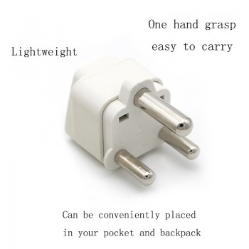 Hot Sale Universal UK/US/EU/AU to Large South Africa 3 pin Travel Power Adapter Plug Socket to 3-Pin Prong for India Nepal