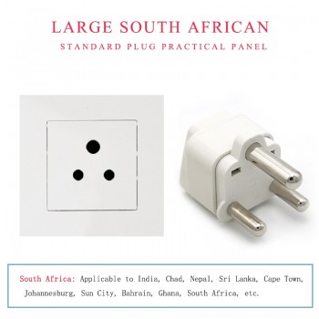 Large South African conversion plug 10A Socket Cape Town India Nepal Lanka Travel Adapter Plug Mobile phone laptop charging
