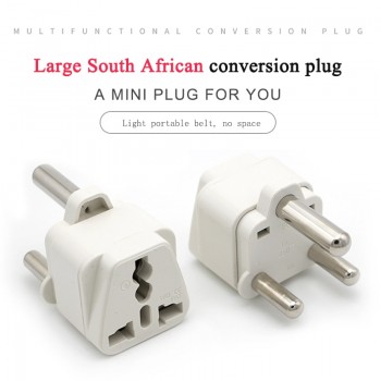 Large South African conversion plug 10A Socket Cape Town India Nepal Lanka Travel Adapter Plug Mobile phone laptop charging