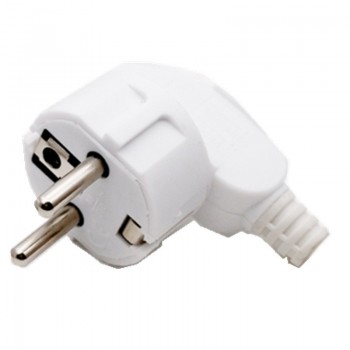 Eu AC Power Adapter Socket 16A 250V Connector Cable Electrical Plug White Black Male Converter Adaptor Detachable Plug