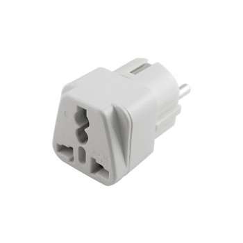 Travel Adapter Electric Plugs Round Sockets Converter 2 Pin UK US AU To EU EURO France Germany Korea Travel AC Plug Adapter