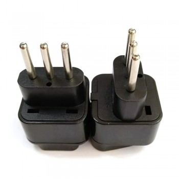 Universal UK/US/EU/AU To Italy Uruguay Syria 3 pin Travel Power Adapter Plug Charge Converter Wall Plug