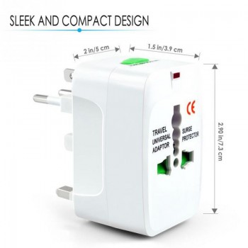 New Universal International Plug Adapter Port World Travel AC Power Charger Adaptor with AU US UK EU converter Plug