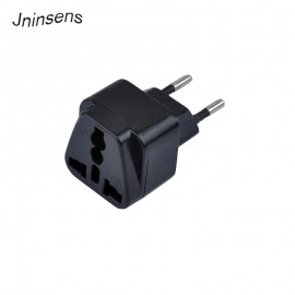 New Black Universal Portable UK/US/EU/AU to Brazil Israel Travel Power Converter Adapter Adaptor Wall Plug  for Home Travel Use