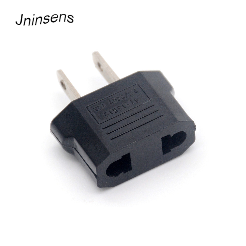 5pcs/lot  European Euro EU to US USA Plug Travel Charger Adapter Outlet Converter Wholesale