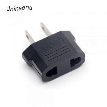 5pcs/lot  European Euro EU to US USA Plug Travel Charger Adapter Outlet Converter Wholesale