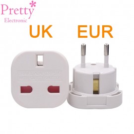 UK to European Euro EU AC Travel Charger Adapter Plug Outlet Converter Adapter power conversion plug Universal mobile phone