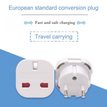 UK to European Euro EU AC Travel Charger Adapter Plug Outlet Converter Adapter power conversion plug Universal mobile phone