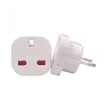 UK to European Euro EU AC Travel Charger Adapter Plug Outlet Converter Adapter power conversion plug Universal mobile phone
