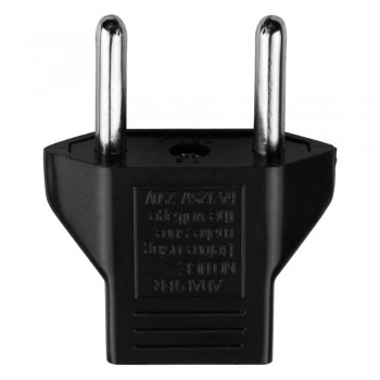 10 X 6A EU Adapter Plug USA to Euro Europe Wall Power Charge Outlet Sockets US 2 Flat Pin to EU 2 Round Pin Plug Socket Adapter