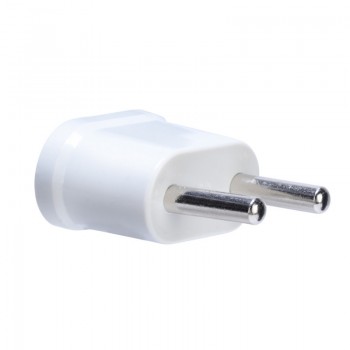 Mayitr New US USA to EU Europe Power Plug Adapter White AC Travel Power Converter Wall Charger