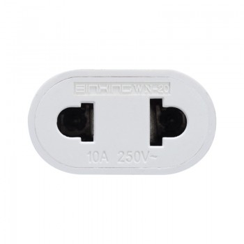 Mayitr New US USA to EU Europe Power Plug Adapter White AC Travel Power Converter Wall Charger