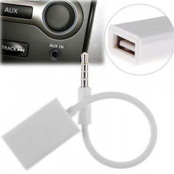 HIPERDEAL Male to Female 3.5mm AUX Audio Plug Jack To USB 2.0 Converter Cable Cord Car MP3 USB to 3.5mm audio jack cable 2018