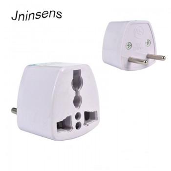 Universal AC Power 250V 10A AU UK US to EU Plug Adapter 2 Round Socket Conversion Adaptor Converter for Travel Home Use