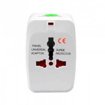 US USA to EU EURO Europe Travel Power  Plug Adapter Charger Converter for USA converter White