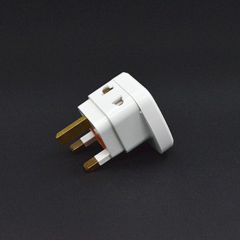 High quality 1to2 output Universal Travel Adapter AU US EU to UK Adapter Converter 3 Pin AC Power Plug Adaptor Connector