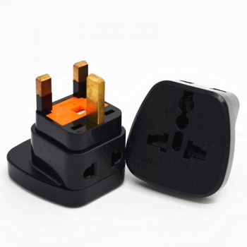 High quality 1to2 output Universal Travel Adapter AU US EU to UK Adapter Converter 3 Pin AC Power Plug Adaptor Connector