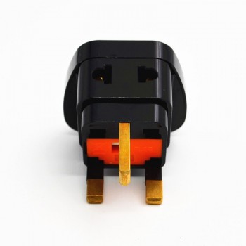 High quality 1to2 output Universal Travel Adapter AU US EU to UK Adapter Converter 3 Pin AC Power Plug Adaptor Connector