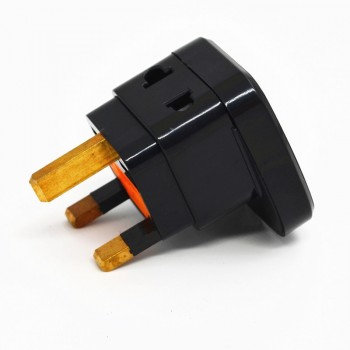 High quality 1to2 output Universal Travel Adapter AU US EU to UK Adapter Converter 3 Pin AC Power Plug Adaptor Connector