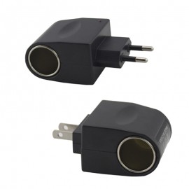 EU Plug 220V AC Power to 12V DC Car Cigarette Lighter Converter Adapter US Plug 110V
