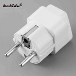 kebidu Universal Travel Adapter Electric Plug Power US AU UK to EU Plug Travel Wall AC Power Adapter 250V 10A Socket Converter