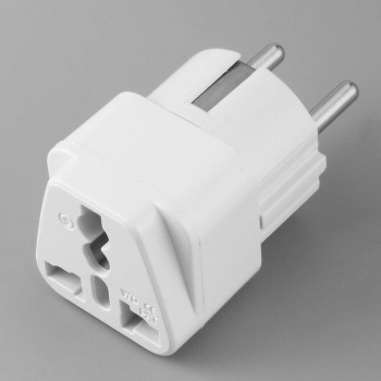 kebidu Universal Travel Adapter Electric Plug Power US AU UK to EU Plug Travel Wall AC Power Adapter 250V 10A Socket Converter