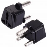 5PCS  Portable Universal Plug to (Large) South Africa Plug Adapter Power Socket Travel Converter
