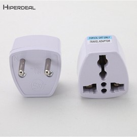 HIPERDEAL US To EU Europe And Universal AC Power Plug World Business Travel Adapter Converter International Use QIY24 D05