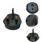Hot Sale AC Power Charger Plug EU to UK Adapter AC Power Converter EU 2 Pins to UK 3 Pins Conversion Plugs Phone Power Adapter