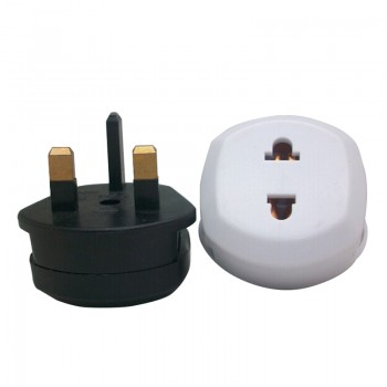 Hot Sale AC Power Charger Plug EU to UK Adapter AC Power Converter EU 2 Pins to UK 3 Pins Conversion Plugs Phone Power Adapter