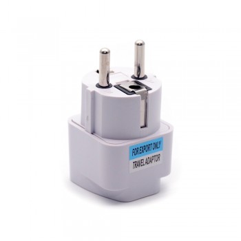 Universal 2 Pin Round Electrical Plug Converter US AU UK To European KR DE France Germany Korea Travel Plug Adapter Wholesale