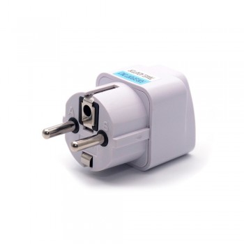 Universal 2 Pin Round Electrical Plug Converter US AU UK To European KR DE France Germany Korea Travel Plug Adapter Wholesale