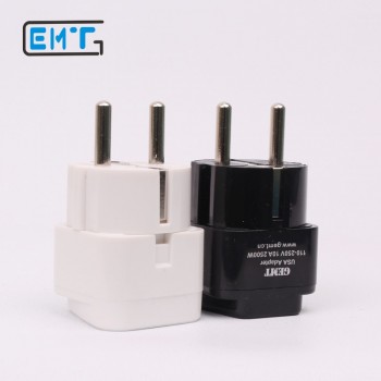 GEMT Universal UK US AU to EU AC Power Socket Plug Travel Charger Adapter Converter EU 2 pin plug Two choices