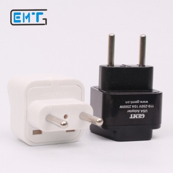 GEMT Universal UK US AU to EU AC Power Socket Plug Travel Charger Adapter Converter EU 2 pin plug Two choices
