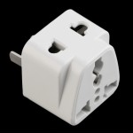 Hot 2 pin Universal world travel adapter converter USA Power Plug Adapter Travel Converter EU/UK/AU plugs to USA Wholesale