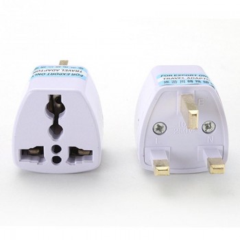 Universal UK US AU to EU AC Power Socket Plug Travel Charger Adapter Converter 2 Flat Pin #1103