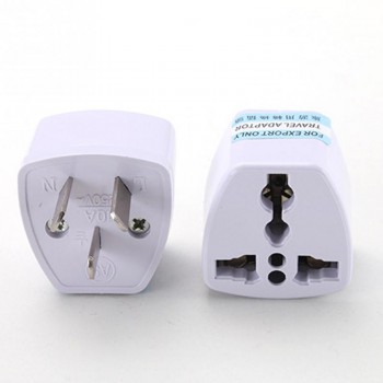 Universal UK US AU to EU AC Power Socket Plug Travel Charger Adapter Converter 2 Flat Pin #1103