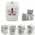 2 USB Charging Universal Travel Adapter All-in-one International World Travel AC Power Converter Plug Adaptor Socket Eu