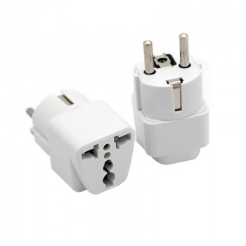 Travel German Standard Conversion Plug Two Hole Design Universal conversion Socket Indonesia Bali Korea France Netherland Russia