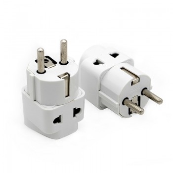 Travel German Standard Conversion Plug Two Hole Design Universal conversion Socket Indonesia Bali Korea France Netherland Russia