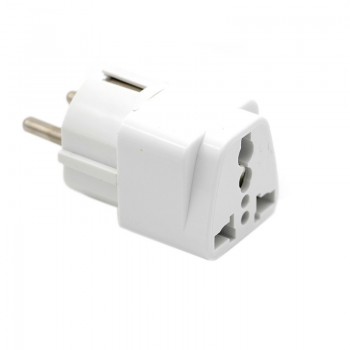 Travel German Standard Conversion Plug Two Hole Design Universal conversion Socket Indonesia Bali Korea France Netherland Russia