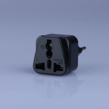 ABS Manganese Steel 300W Universal UK/US/EU/Russia To Brazil Socket Travel Power Adapter Plug 3pin Converter Type N Plug